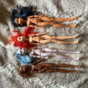 Vibrant Hair Fashion Doll Set